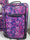 $200 TAG Travel Springfield III Print 3 PC Set Suitcase Luggage Purple Floral