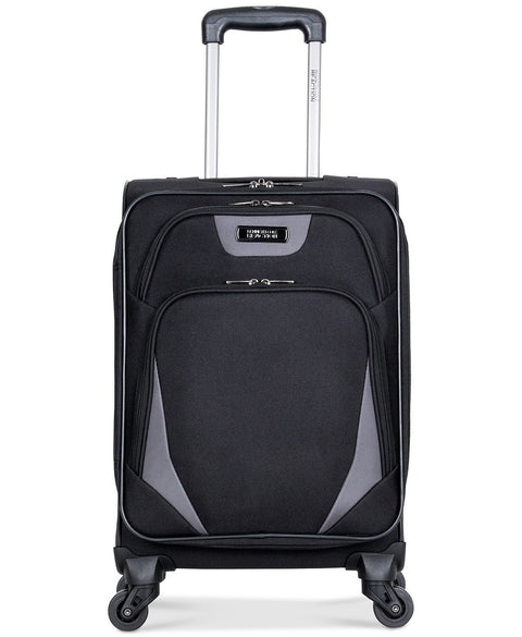$280 New Kenneth Cole Reaction Going Places 20" Carry On Luggage Suitcase Black