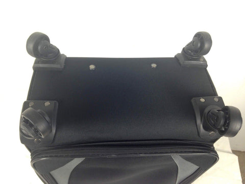 $280 New Kenneth Cole Reaction Going Places 20" Carry On Luggage Suitcase Black
