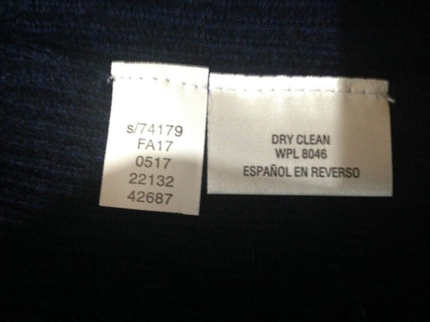 $189 Charter Club Women's Blue 100% Cashmere Wool Front-Open Cardigan Sweater L - evorr.com