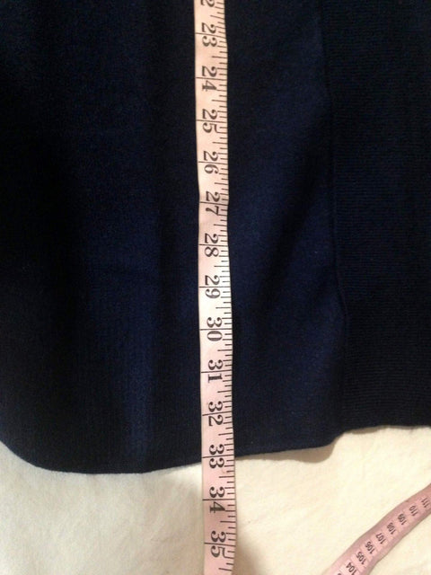$189 Charter Club Women's Blue 100% Cashmere Wool Front-Open Cardigan Sweater L - evorr.com