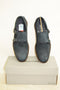 New Kenneth Cole Reaction Men's Blue Monk Strap-Loafer Suede Shoes Size US 9 M