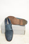 New Kenneth Cole Reaction Men's Blue Monk Strap-Loafer Suede Shoes Size US 9 M