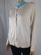 $79 New Charter Club Women's Beige Long Sleeve Button Front Sweater Cardigan L