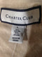 $79 New Charter Club Women's Beige Long Sleeve Button Front Sweater Cardigan L