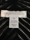 Charter Club Women Pointelle 3/4 Sleeve Front-Open Cardigan Shrug Black Medium M