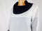 $89 Charter Club Women's Long Sleeve Color Block Cowl Neck Pullover Sweater XXL