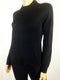 New Karen Scott Women's Mock Neck Black Luxe-Soft Sweater Long Sleeve Pullover S
