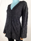 $69 New Style&Co. Women Scalloped Long Sleeve Button Front Cardigan Sweater XXL