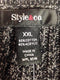 $69 New Style&Co. Women Scalloped Long Sleeve Button Front Cardigan Sweater XXL
