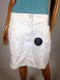 New Karen Scott Women's Pocketed White Knee Length Stretch Skirt Skort Size 14 - evorr.com