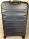 $350 Delsey Meteor 28" Hardcase Travel Spinner Suitcase Luggage Expandable Blue