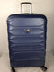$350 Delsey Meteor 28" Hardcase Travel Spinner Suitcase Luggage Expandable Blue