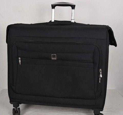 $360 Delsey Helium Sky Trolley Suit Garment Bag Luggage Suitcase Black Spinner