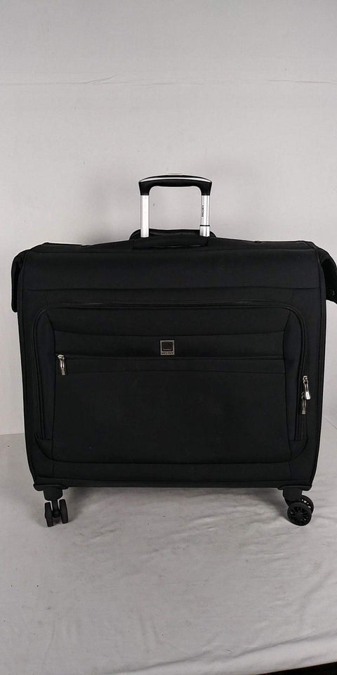 $360 Delsey Helium Sky Trolley Suit Garment Bag Luggage Suitcase Black Spinner