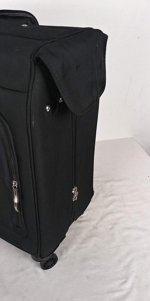 $360 Delsey Helium Sky Trolley Suit Garment Bag Luggage Suitcase Black Spinner