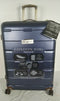 $280 NEW London Fog Brentwood 28" Hard case Spinner Wheels Suitcase Luggage Blue