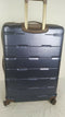 $280 NEW London Fog Brentwood 28" Hard case Spinner Wheels Suitcase Luggage Blue