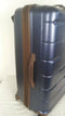 $280 NEW London Fog Brentwood 28" Hard case Spinner Wheels Suitcase Luggage Blue