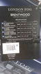 $280 NEW London Fog Brentwood 28" Hard case Spinner Wheels Suitcase Luggage Blue
