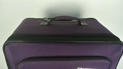 $340 Travel Select Segovia 28" Luggage Spinner Wheels Suitcase Purple Expandable