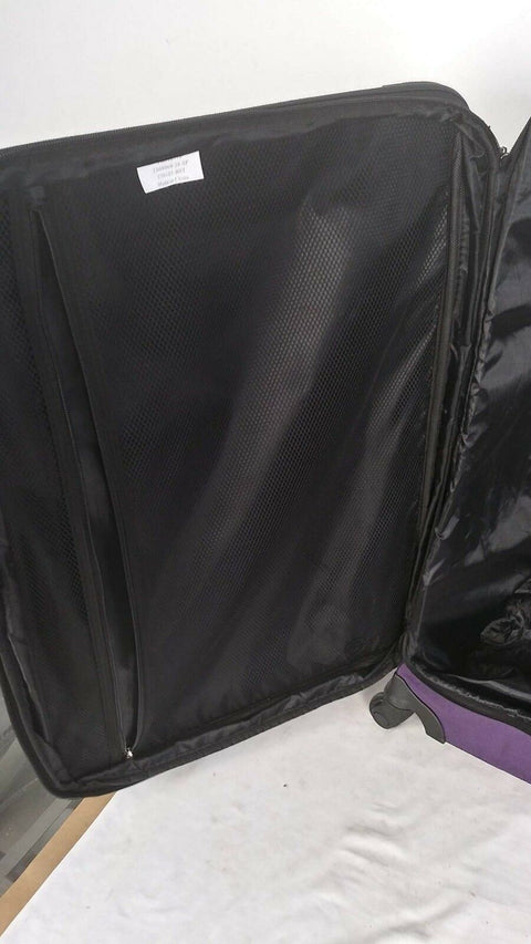 $340 Travel Select Segovia 28" Luggage Spinner Wheels Suitcase Purple Expandable