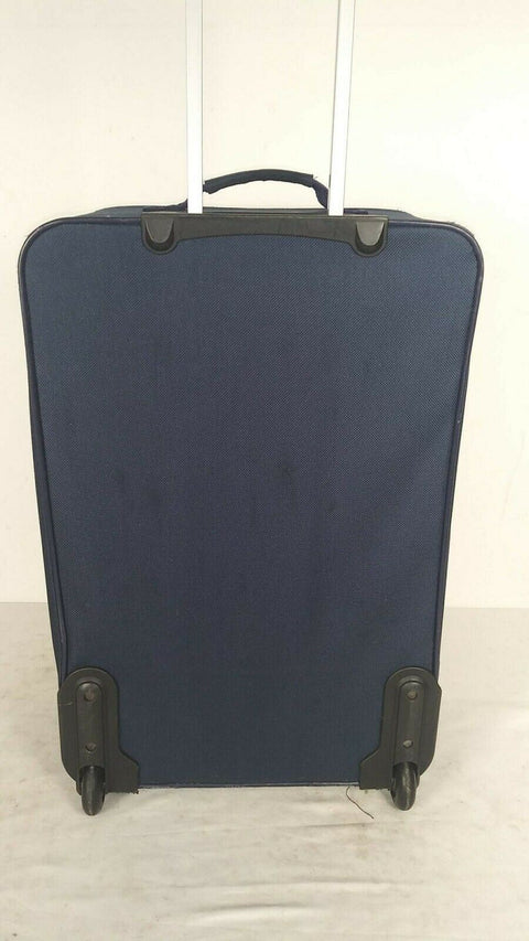 $460 NAUTICA Oceanview Expandable Rolling Wheel 24" Suitcase Luggage Blue