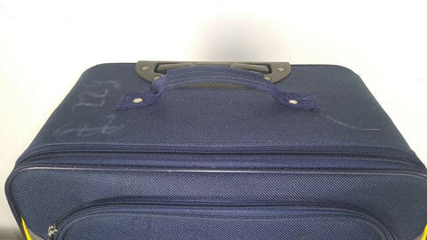 $460 NAUTICA Oceanview Expandable Rolling Wheel 24" Suitcase Luggage Blue