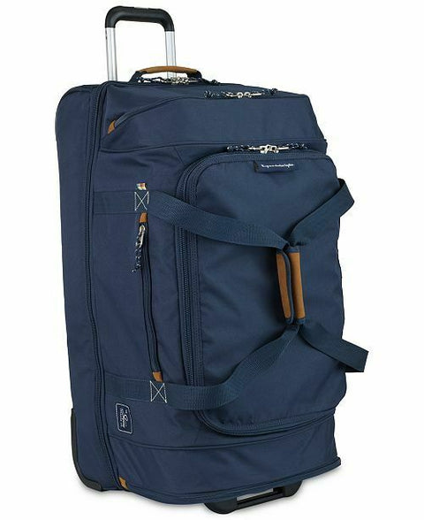 $200 New Skyway Coupeville 28-inch Rolling Duffel Bag Travel Luggage Blue Large