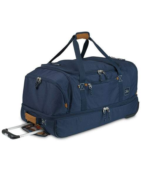 $200 New Skyway Coupeville 28-inch Rolling Duffel Bag Travel Luggage Blue Large