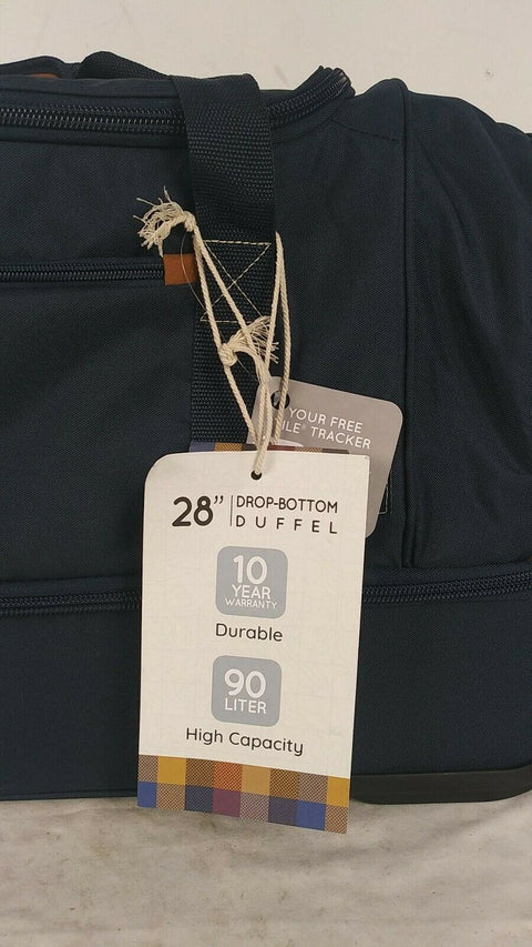 $200 New Skyway Coupeville 28-inch Rolling Duffel Bag Travel Luggage Blue Large