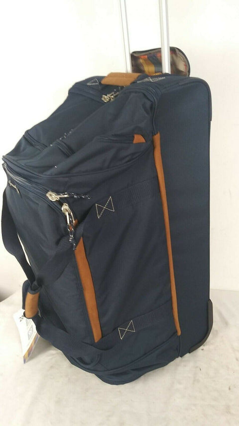 $200 New Skyway Coupeville 28-inch Rolling Duffel Bag Travel Luggage Blue Large