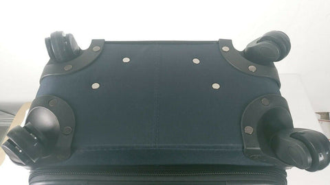 $180 New Skyway Epic 20" Softside Carry-On Expandable Spinner Suitcase Blue - evorr.com