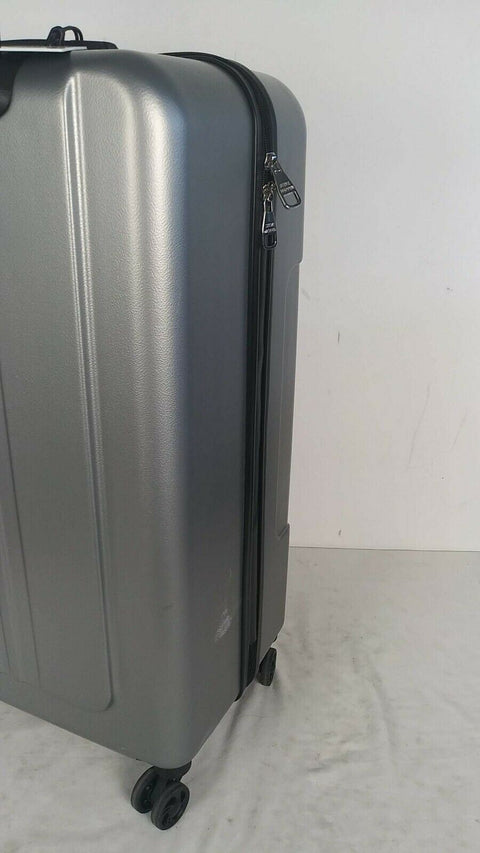 $380 New Steve Madden B-2 Hardcase 28" Luggage Suitcase Spinner Check in Silver