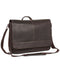 $300 Kenneth Cole Reaction Genuine Colombian Leather Single Gusset Messenger Bag