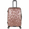 $380 New Aimee Kestenberg Geo Edge 24" Hardside Expandable Spinner Luggage Pink
