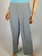 $79 ALFRED DUNNER Women's Straight Leg Stretch Pull On Dress Pants Gray Size 12S