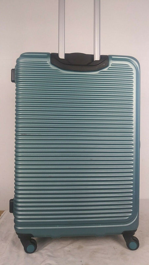 $380 Travel Select Savannah 28" Hard-Case Spinner Luggage Suitcase Aqua Blue