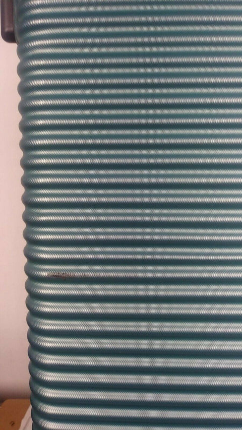 $380 Travel Select Savannah 28" Hard-Case Spinner Luggage Suitcase Aqua Blue