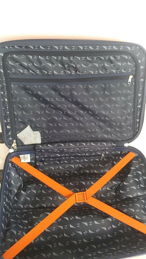 $300 New Nautica Lifeboat 20" Carry-On Hardside Spinner Suitcase Luggage Orange