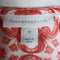 $70 Charter Club Women Coral Print 3/4 Sleeve Beaded Tunic Blouse Top Plus 1X