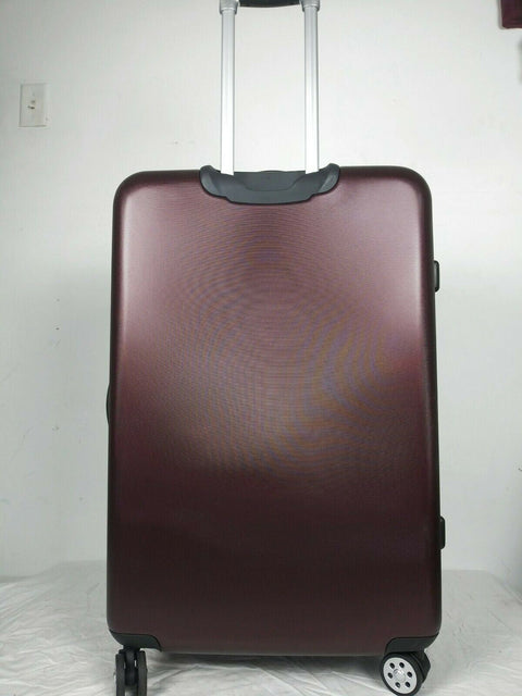 $340 London Fog Southbury 29" Hardcase Expandable Spinner Luggage Suitcase Wine