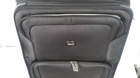 $280 Delsey Opti-Max 25" Expandable Spinner Suitcase Luggage Black Softcase