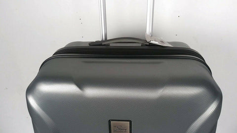 $250 Skyway Nimbus 3 24" Hard shell Expandable Spinner Suitcase Luggage Gray