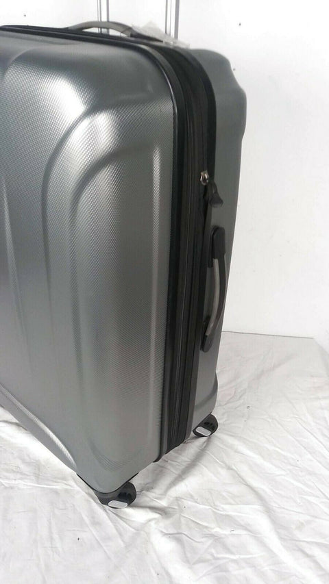 $250 Skyway Nimbus 3 24" Hard shell Expandable Spinner Suitcase Luggage Gray