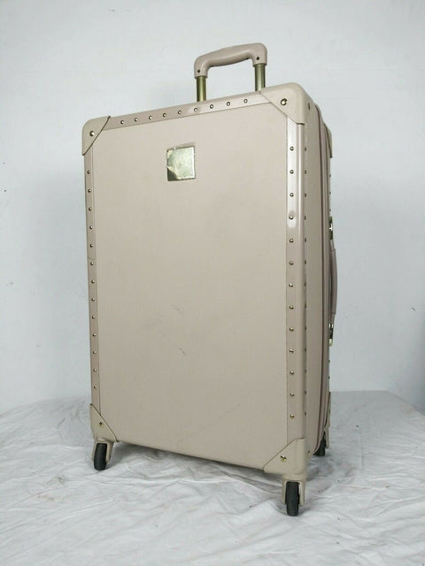 $360 Vince Camuto Jania 24" Hardside Spinner Luggage Suitcase Beige