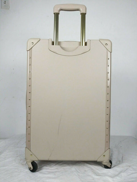 $360 Vince Camuto Jania 24" Hardside Spinner Luggage Suitcase Beige
