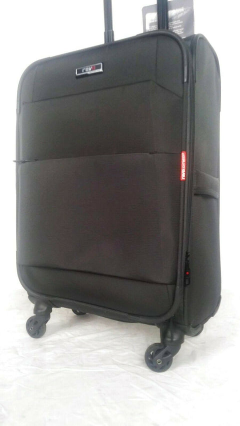 $160 NEW Revo Airborne 20" Soft Spinner Wheels Suitcase Carry on luggage Gray