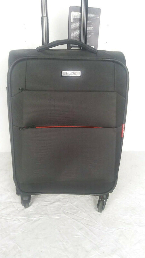 $160 NEW Revo Airborne 20" Soft Spinner Wheels Suitcase Carry on luggage Gray