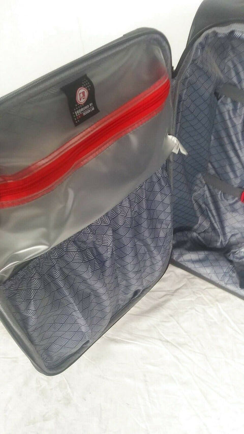 $160 NEW Revo Airborne 20" Soft Spinner Wheels Suitcase Carry on luggage Gray